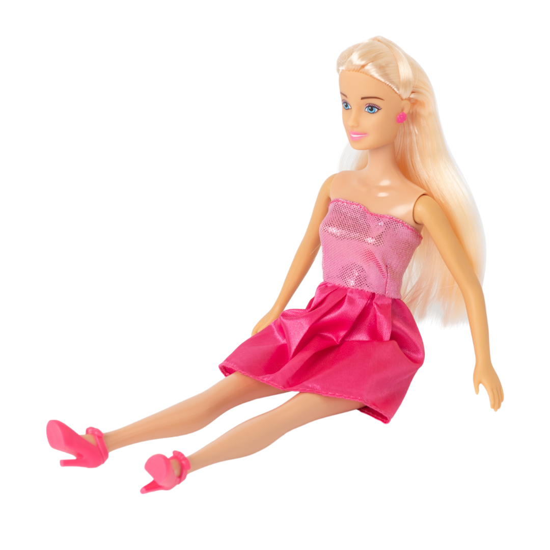 Barbie doll sitting down